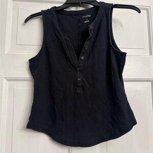Pilcro Classic Black Tank Top